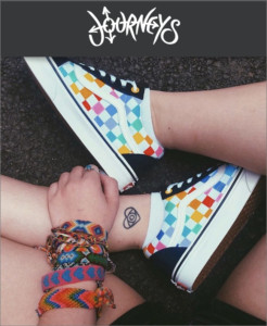 rainbow chex vans