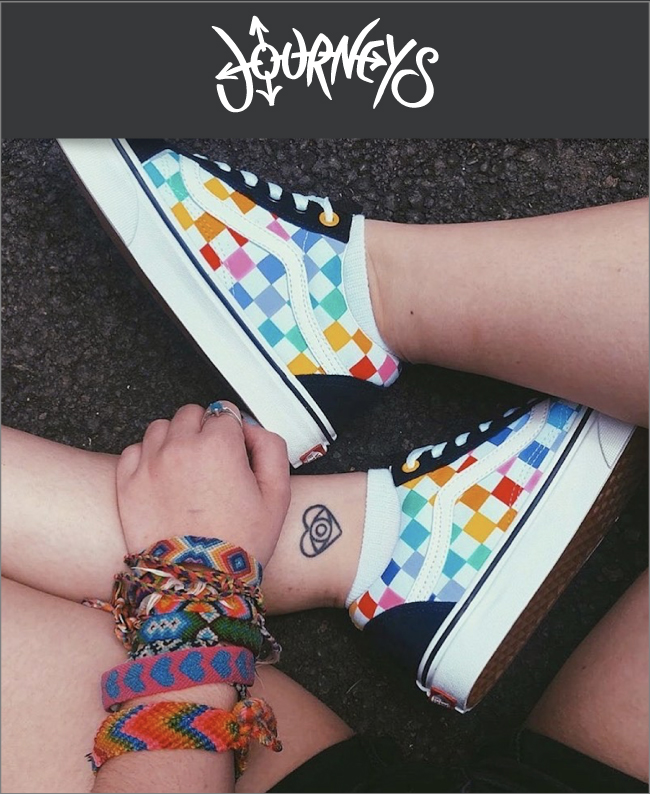 rainbow vans journeys