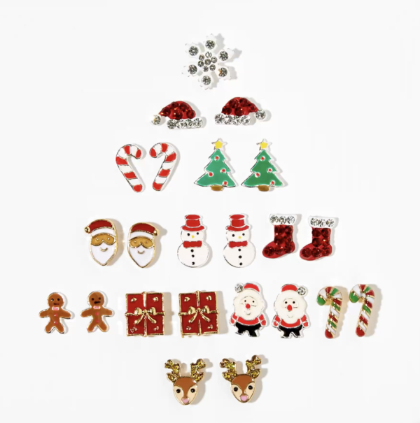 Claire’s Holiday Earrings
