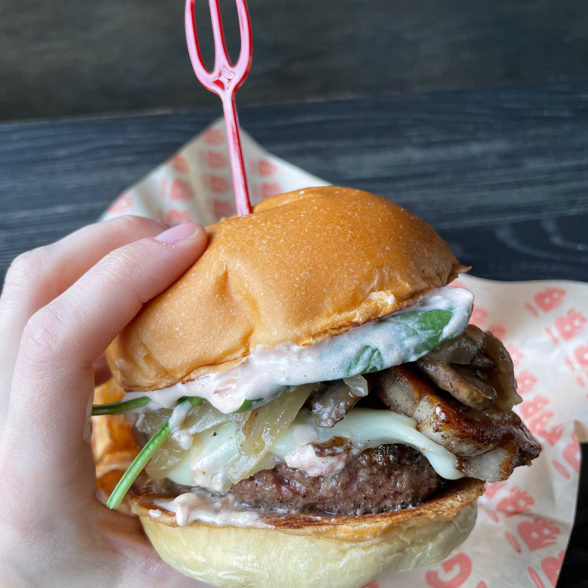 Go Italian with our Burger of the Month