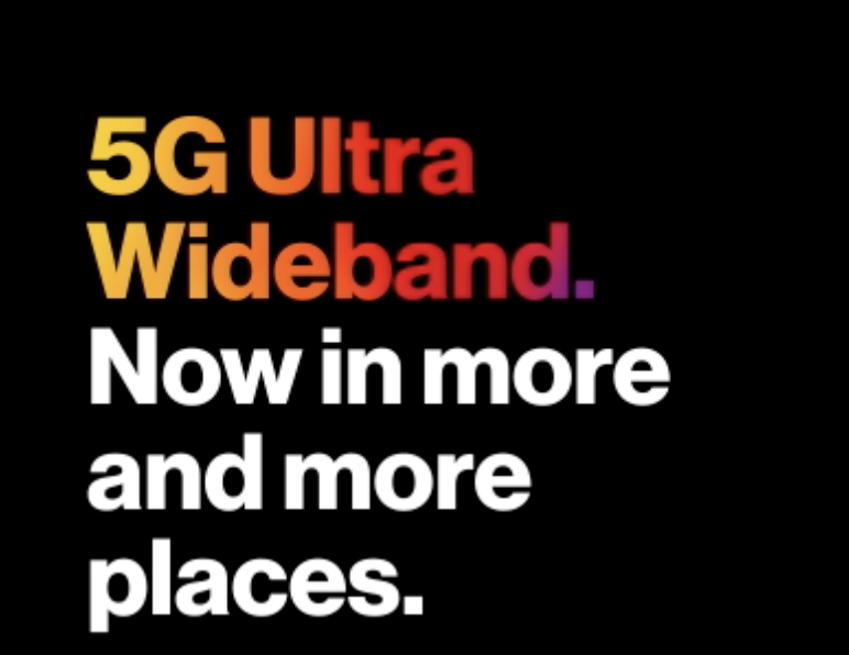 Get the 5G Ultra Wideband Experience