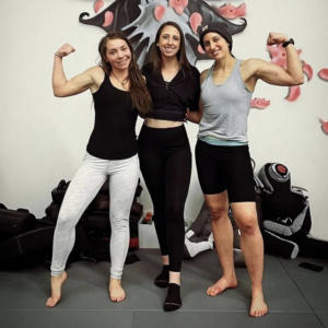 Waterfront MMA Academy workout girls
