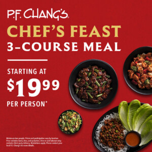 Chef’s Feast 3-Course Meal