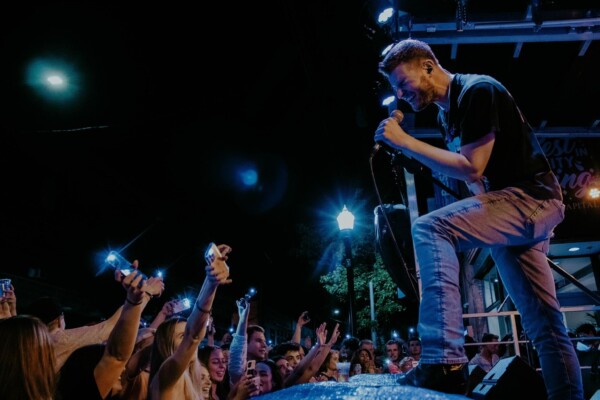 Justin Fabus on Stage