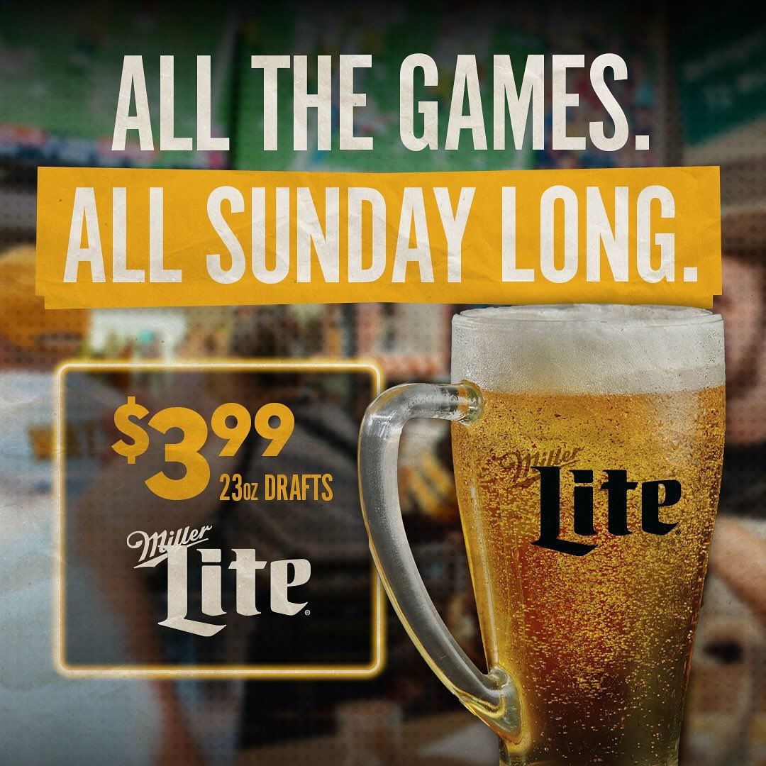 Sunday Game Specials
