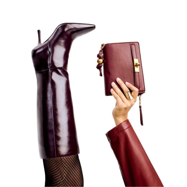 Black Boots and Clutch