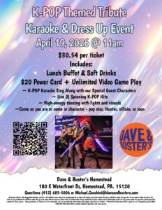 K-POP Themed Tribute Karaoke & Dress Up Event